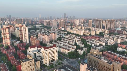 徐汇区宜山路桂林路航拍空镜视频素材模板下载
