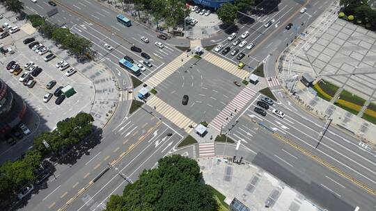 城市道路交通航拍