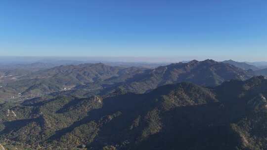 秋天大山公里航拍