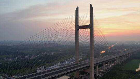 闵浦大桥的日出