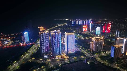 胶南夜景亮化西海岸夜景