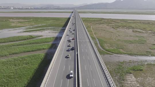乌海大桥公路视频素材模板下载