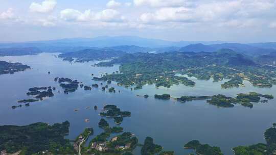 水库自然风光千岛湖