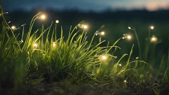 沉浸式梦幻森林神秘萤火虫阿凡达童话