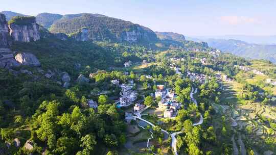 贵州最美乡村风景大山里漂亮的农村景色