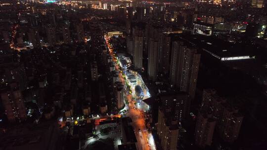 上海浦西徐汇区钦州北路夜景