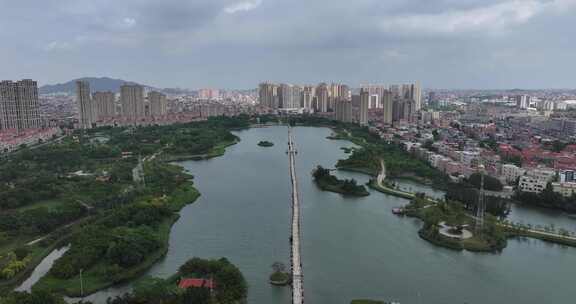 晋江安平桥旅游景区航拍