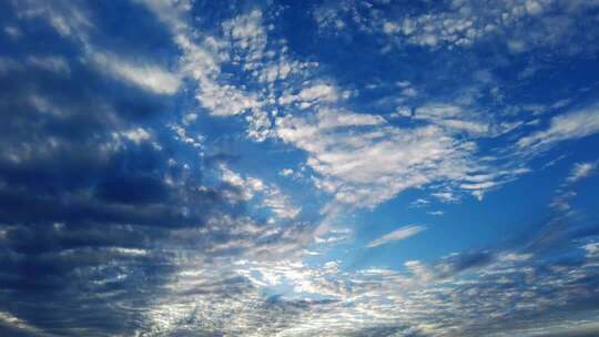 【延时9款】大面积鱼鳞云乱云飞渡气势磅礴