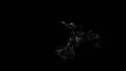 黑色背景粒子特效