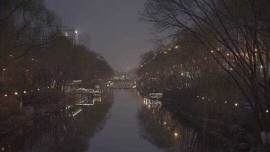 夜景街道 夜景车流 城市夜景