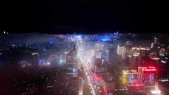 城市夜景平流雾（福州市）9