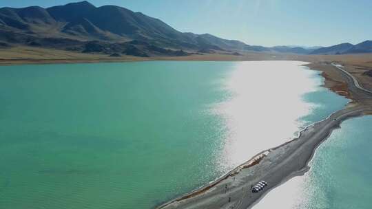 西藏高原湖泊 双生湖达绕措和物玛错