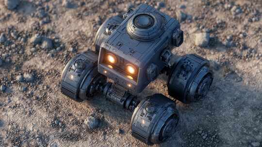 未来探测车沙漠环境探索