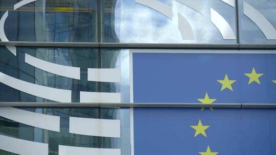 欧洲议会标志视频素材模板下载