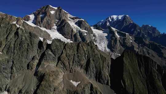 阿尔卑斯山，山脉，峰，游览杜勃朗峰