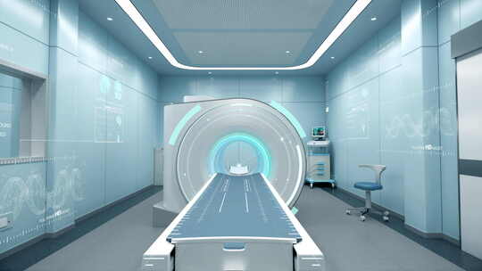 V002高科技智慧医疗核磁CT视频素材模板下载