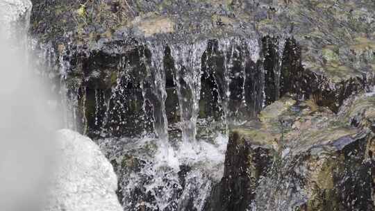 高山流水 瀑布小溪 细水长流 实拍素材