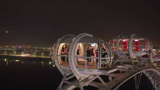 深圳欢乐港湾摩天轮夜景