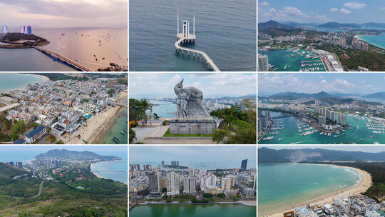 海南三亚 游艇码头 大东海 后海湾