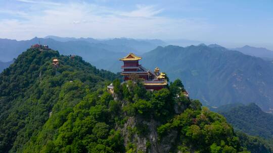 西安南五台山风景区秦岭山脉