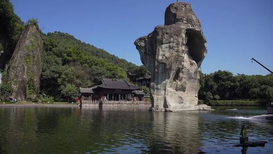 绍兴柯岩景区天工大佛景点