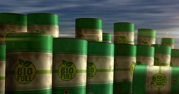 生物燃料绿色清洁生态可再生燃料桶排