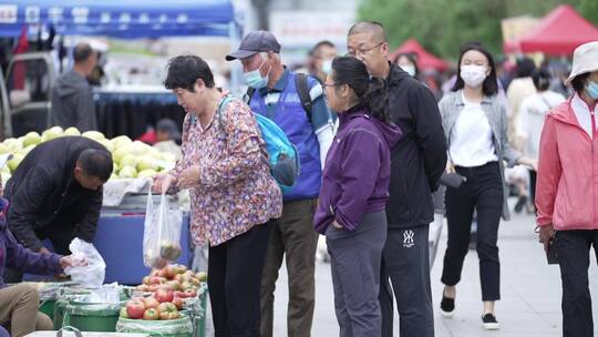 延边早市 水上市场7视频素材模板下载