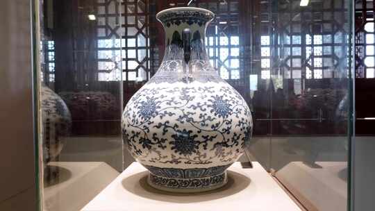 景德镇中国瓷器博物馆陶瓷空镜运镜