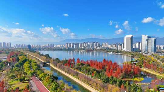 保山市青华湖西湖风光