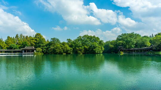 杭州西湖山水自然风景