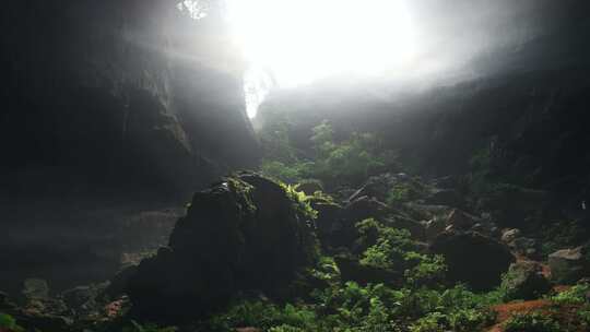 天空石窟洞穴