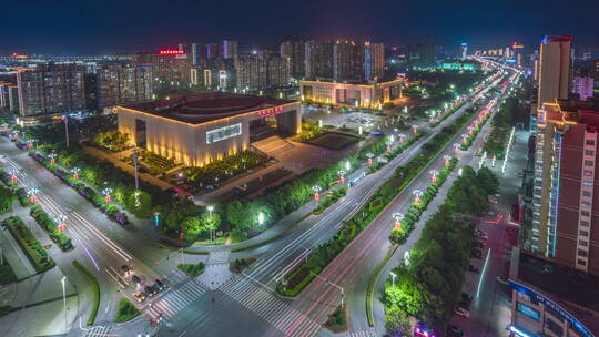 江西抚州延时摄影素材 夜景延时