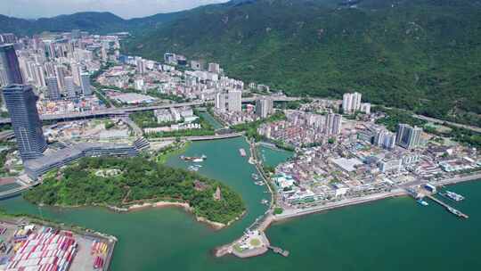 深圳盐田区大景空镜