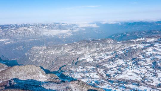 无人机4k航拍雪山云海延时