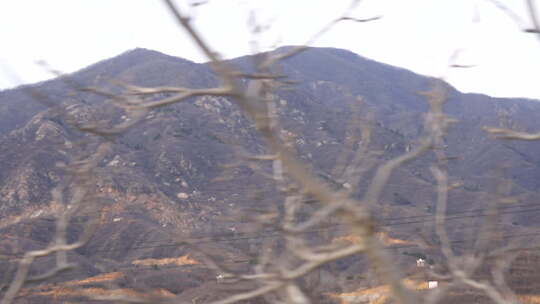 风景 沿途 高速公路 大山 秋天