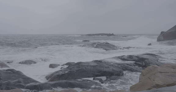 海南海岸礁石风光