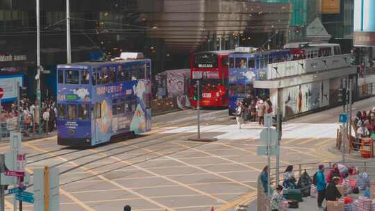 香港街头圣诞节氛围