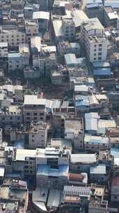 俯瞰密集居民楼