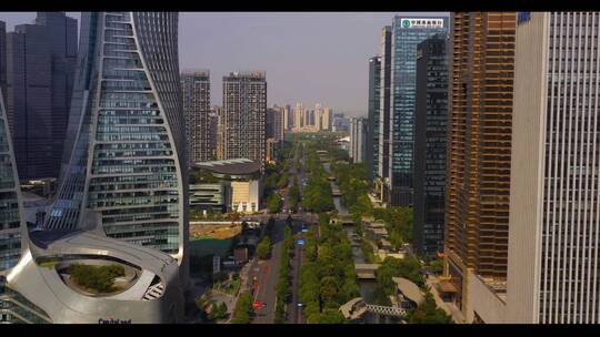 杭州钱塘新区延时风景航拍宣传片 (3)视频素材模板下载