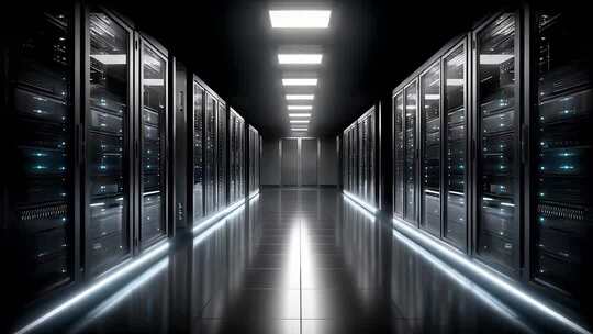 数据中心服务器阵列运行稳定高效