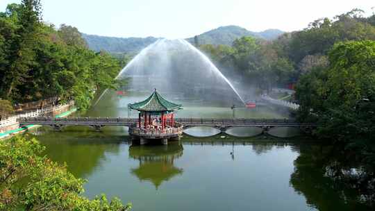 惠州罗浮山白莲湖大景2