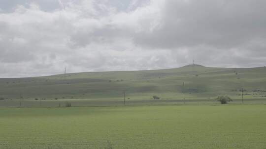 内蒙古草原旅途风光触摸风景