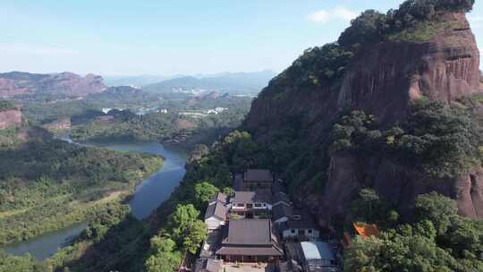 广东韶关丹霞山5A景区航拍