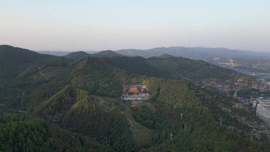 湖南怀化中坡山国家森林公园航拍