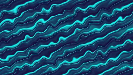 蓝色抽象波浪背景循环动画
