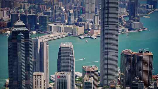 【正版素材】香港大景全景大气俯拍