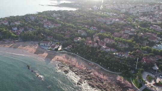 4k 户外航拍海岛海洋海景自然风光