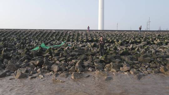 上海海边l实拍原素材