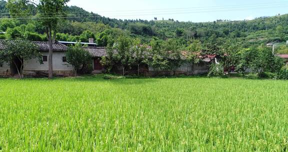 四川德阳山区农村航拍