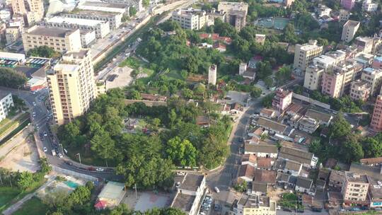 航拍深圳城市基础设施建设